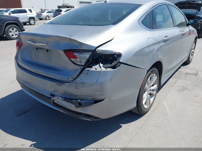2015 Chrysler 200 Limited VIN: 1C3CCCAB0FN611314 Lot: 45530232