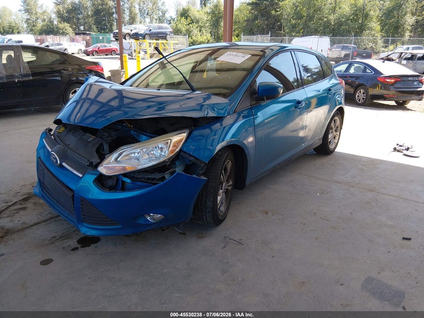 Vin: 1fahp3k25cl290923, lot: 46028482, ford focus se 20122
