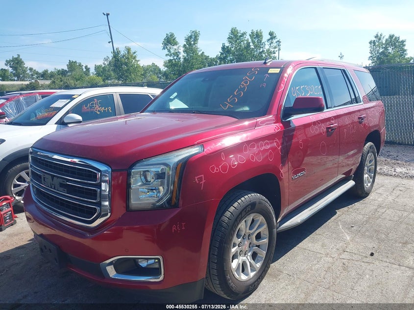 Vin: 1gks2bkc5fr135098, lot: 46028499, gmc yukon slt 20152