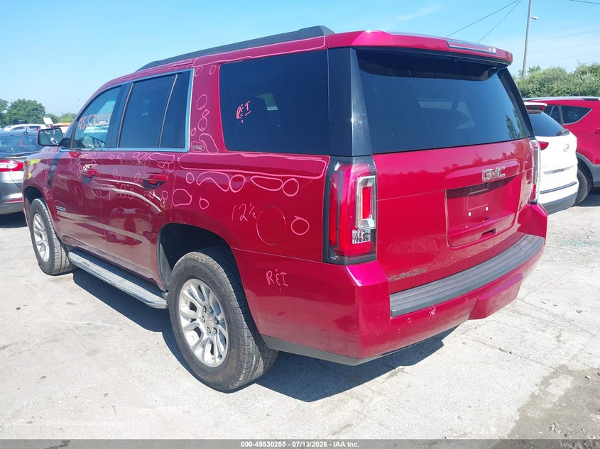 Vin: 1gks2bkc5fr135098, lot: 46028499, gmc yukon slt 20153