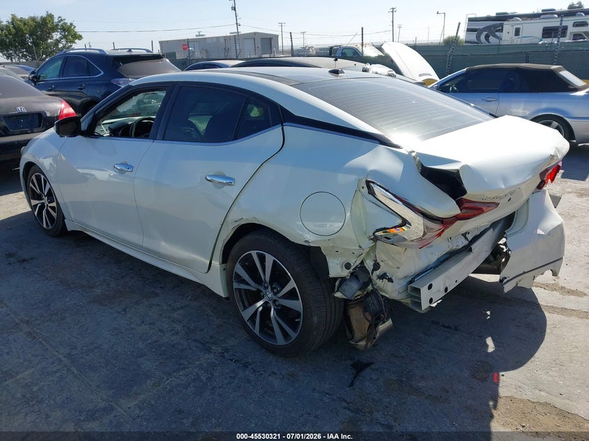 2017 NISSAN MAXIMA auction photo 3