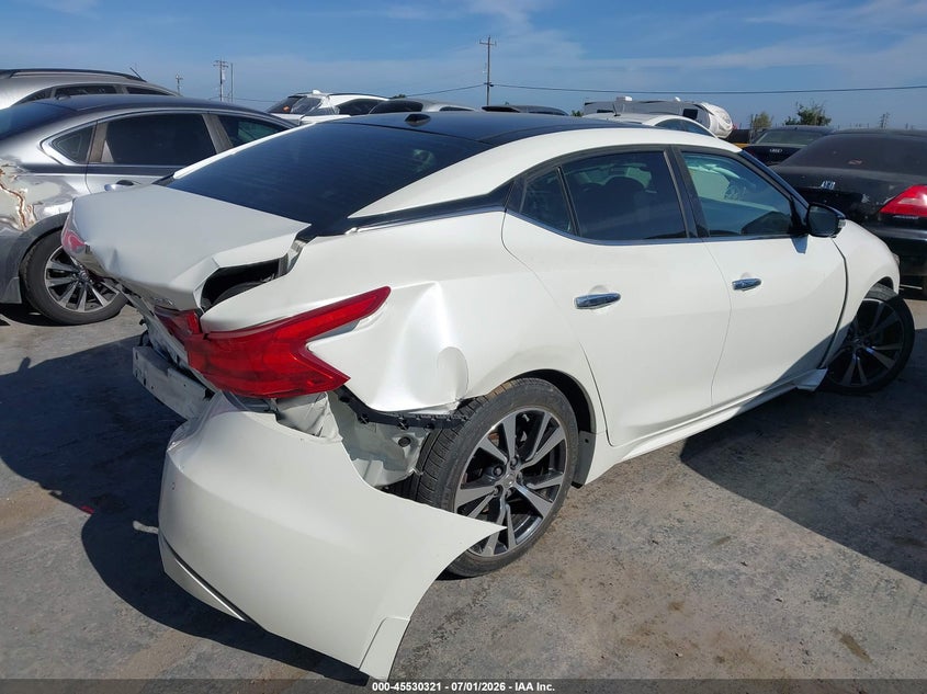 2017 NISSAN MAXIMA auction photo 4