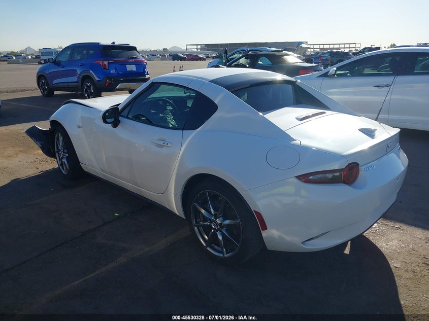 Vin: jm1ndam79m0460383, lot: 46028571, mazda mx-5 miata rf grand touring 20213