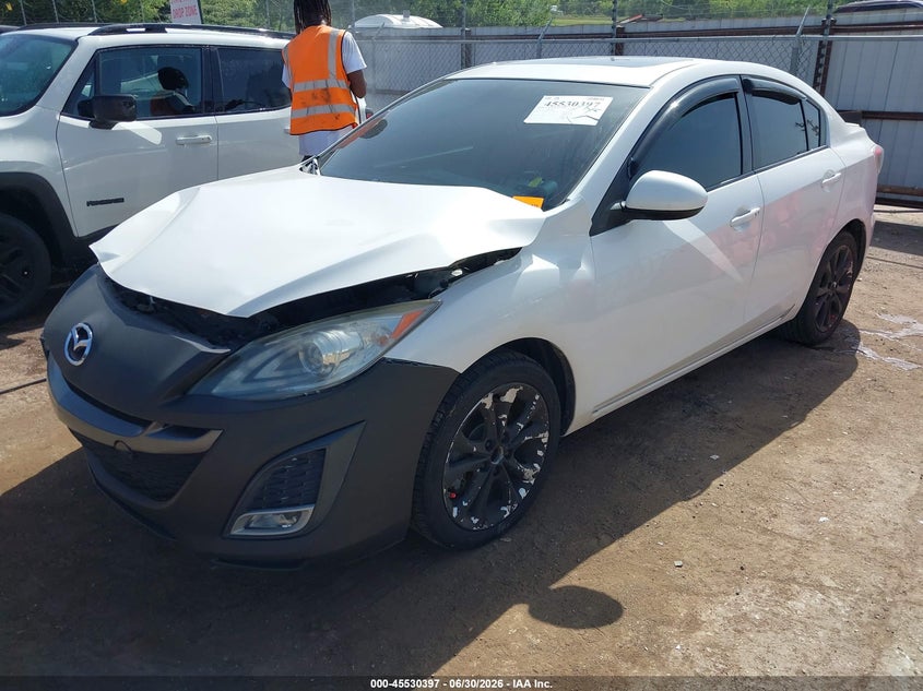 Vin: jm1bl1w66b1380900, lot: 46028641, mazda mazda3 s grand touring 20112