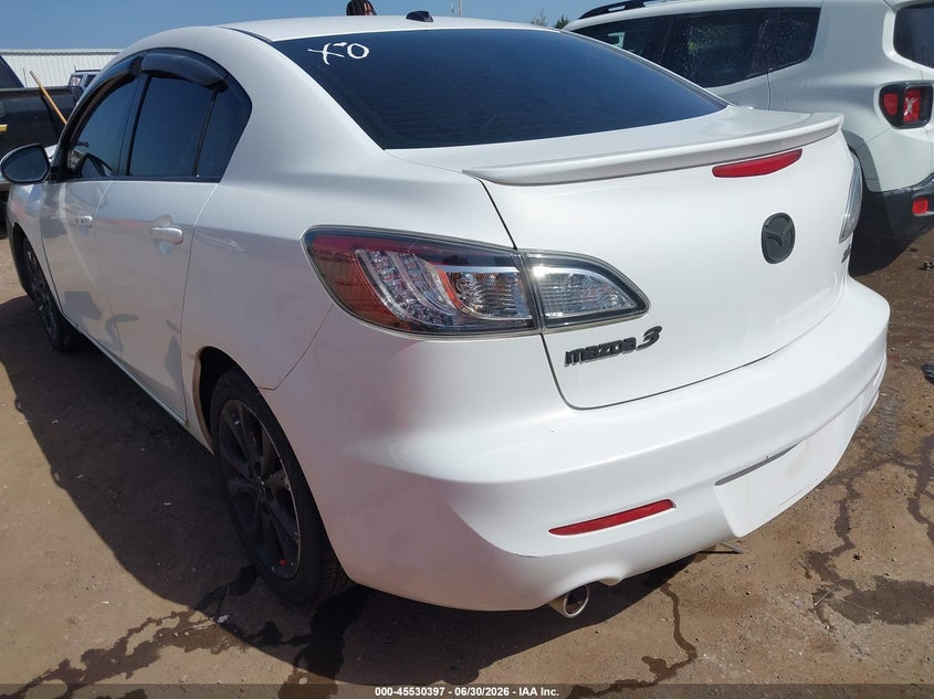 Vin: jm1bl1w66b1380900, lot: 46028641, mazda mazda3 s grand touring 20113