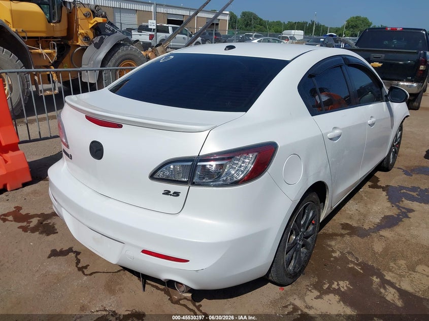 Vin: jm1bl1w66b1380900, lot: 46028641, mazda mazda3 s grand touring 20114