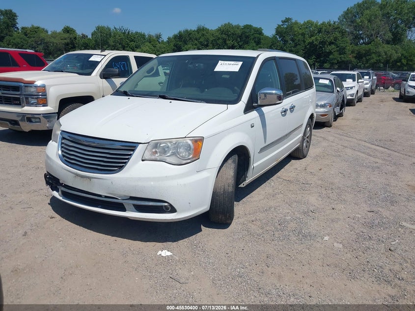 Vin: 2c4rc1cg1er426791, lot: 46028644, chrysler town & country touring-l 30th anniversary 20142