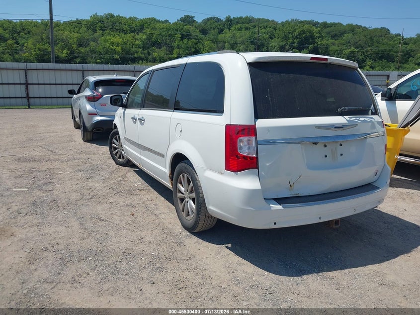 Vin: 2c4rc1cg1er426791, lot: 46028644, chrysler town & country touring-l 30th anniversary 20143