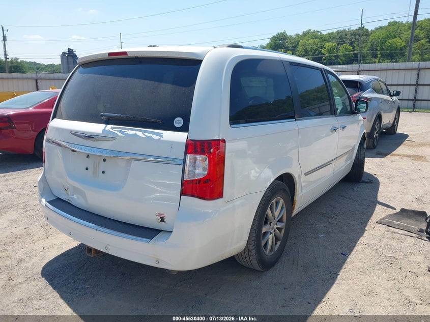 Vin: 2c4rc1cg1er426791, lot: 46028644, chrysler town & country touring-l 30th anniversary 20144
