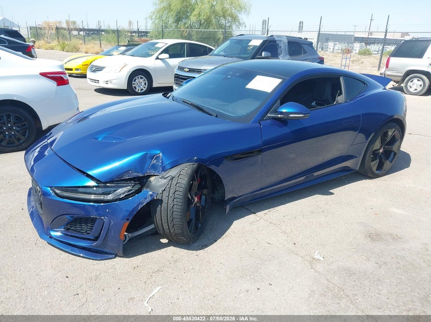 Vin: sajd81ee4pck82562, lot: 46028666, jaguar f-type p450 r-dynamic awd automatic 20232