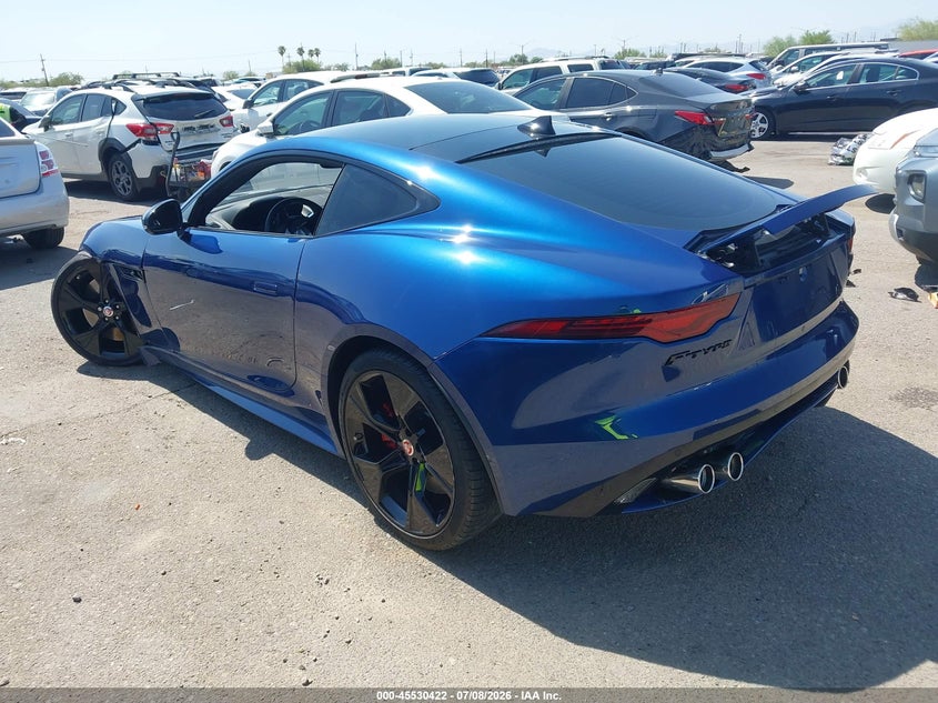 Vin: sajd81ee4pck82562, lot: 46028666, jaguar f-type p450 r-dynamic awd automatic 20233