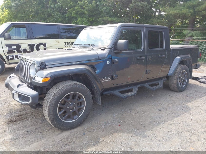Vin: 1c6hjtfg5ml617041, lot: 46028740, jeep gladiator overland 4x4 20212