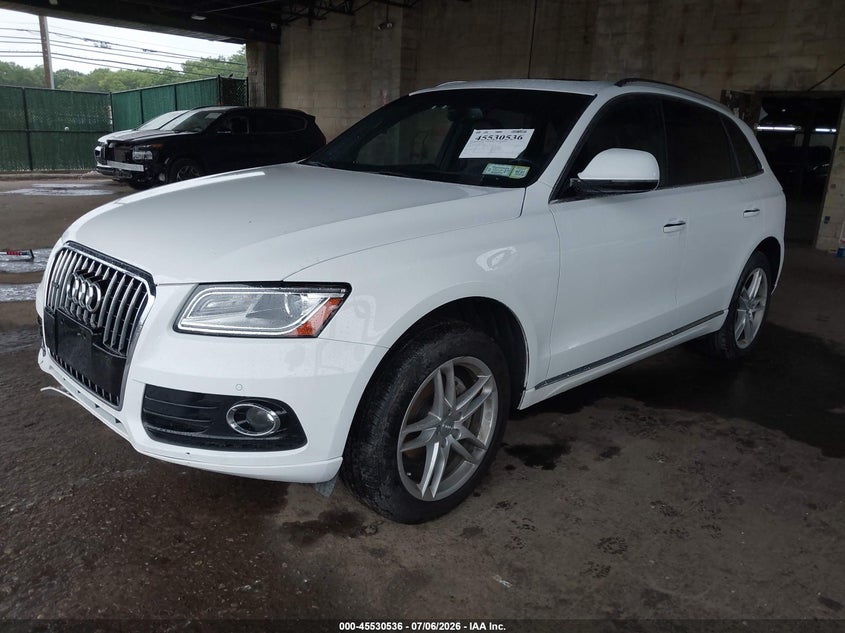 Vin: wa1l2afp8ha045995, lot: 46028780, audi q5 2.0t premium 20172