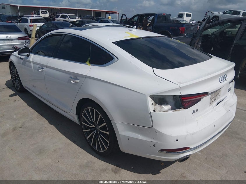 Vin: waubncf59ja063184, lot: 46028853, audi a5 2.0t premium 20183