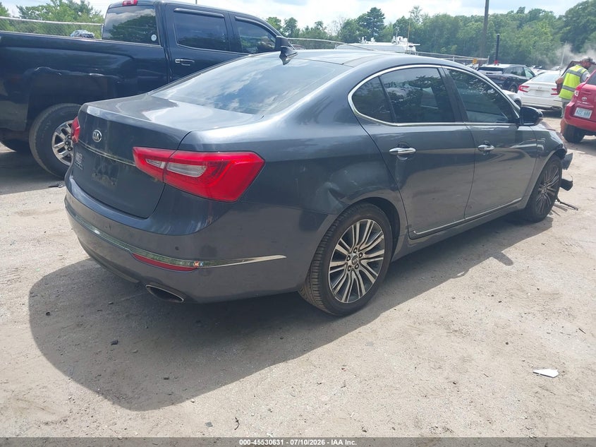 Vin: knaln4d74e5153436, lot: 46028875, kia cadenza premium 20144