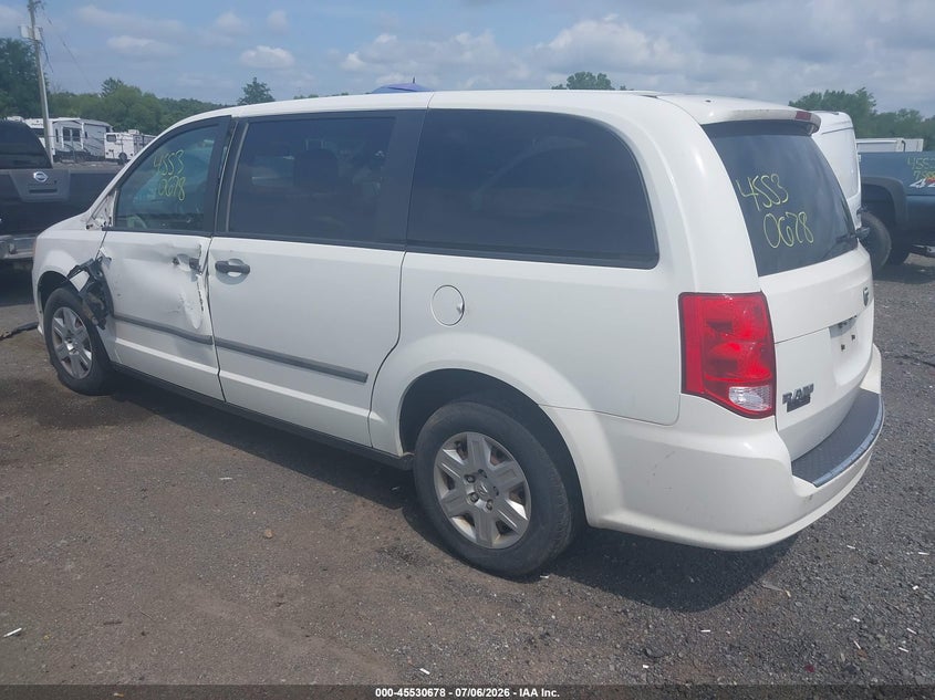 Vin: 2c4rdgag4cr225435, lot: 46028922, ram cargo c/v 20123