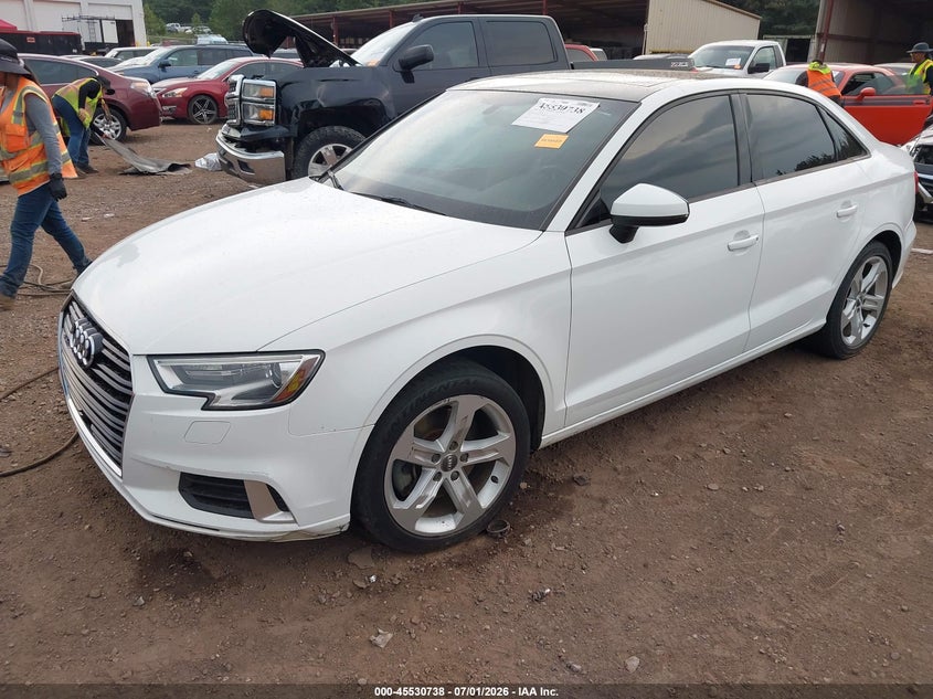 Vin: waub8gff7j1050540, lot: 46028982, audi a3 2.0t premium/2.0t tech premium 20182