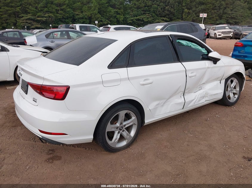 Vin: waub8gff7j1050540, lot: 46028982, audi a3 2.0t premium/2.0t tech premium 20184