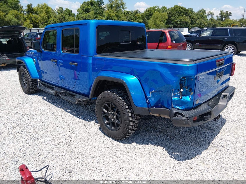 Vin: 1c6hjtag2rl132208, lot: 46028998, jeep gladiator high tide 20243