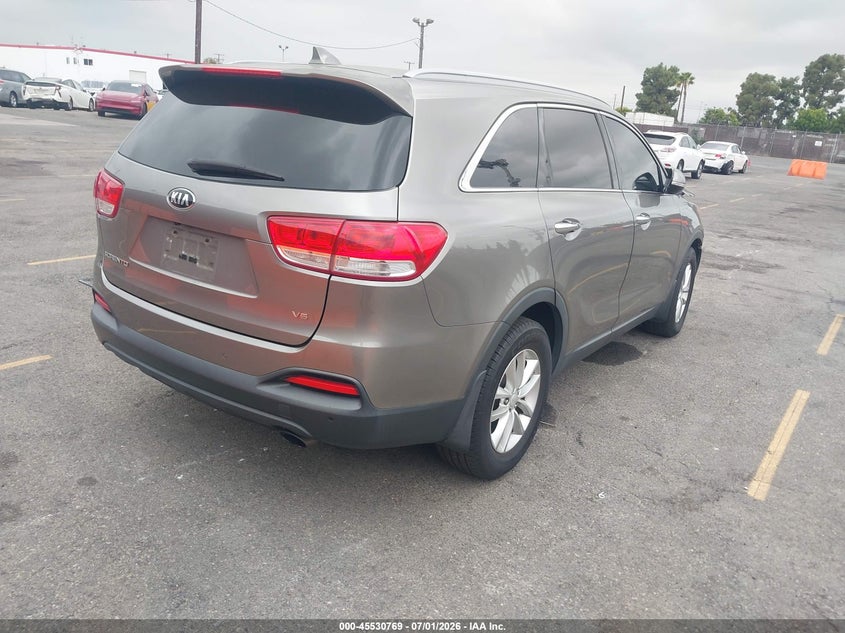 2016 KIA SORENTO SPORT UTILITY VEHICLE 3.3L V-6 DI, DOHC, VVT, 290HP