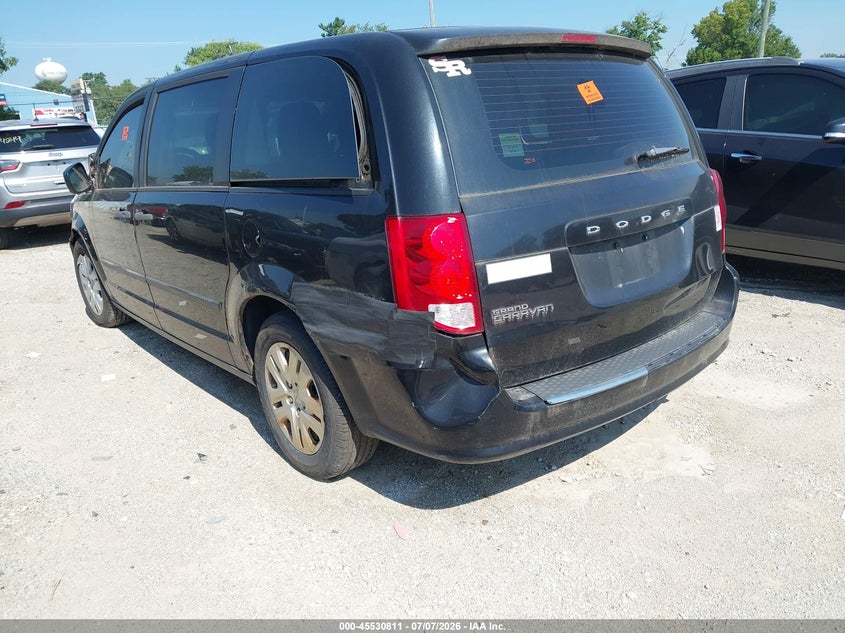 Vin: 2c4rdgbg4er405287, lot: 46029055, dodge grand caravan american value pkg 20143