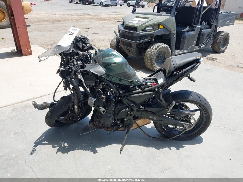 2025 Kawasaki Ex650 P VIN: ML5EXEP12SDAF5843 Lot: 45530828