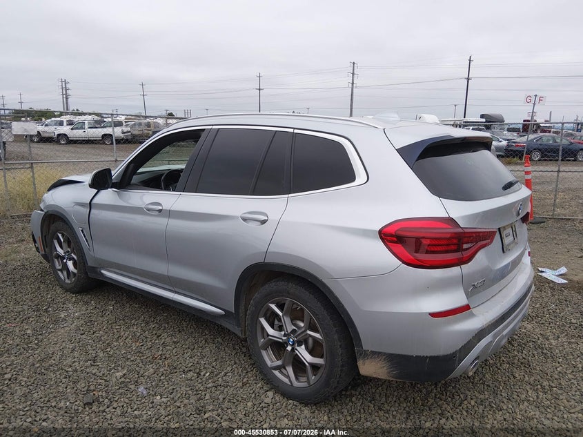 BMW X3 PHEV 2021 VIN 5UXTS1C06M9G26485