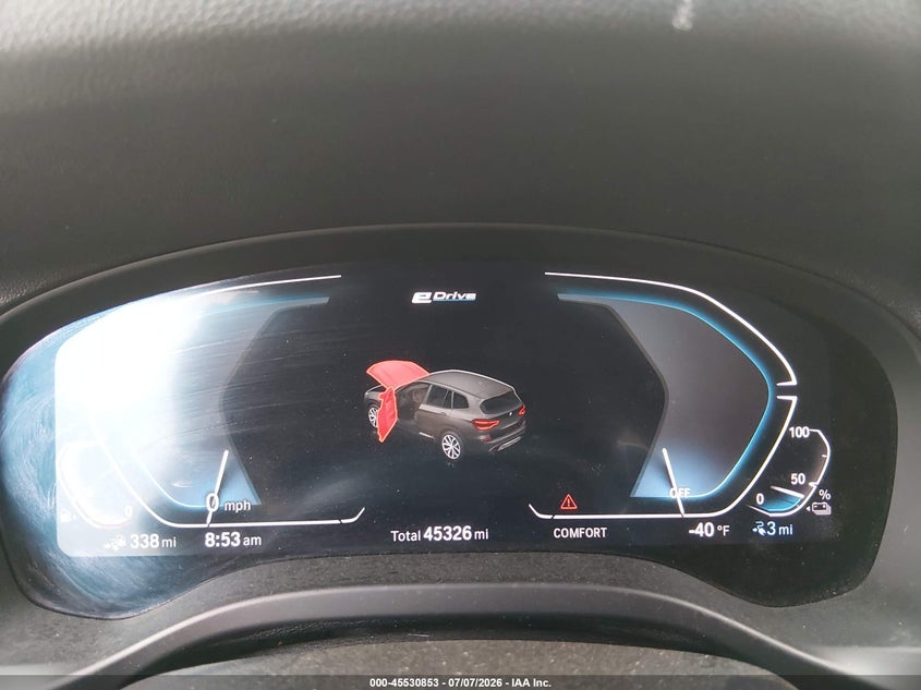 BMW X3 PHEV 2021 VIN 5UXTS1C06M9G26485