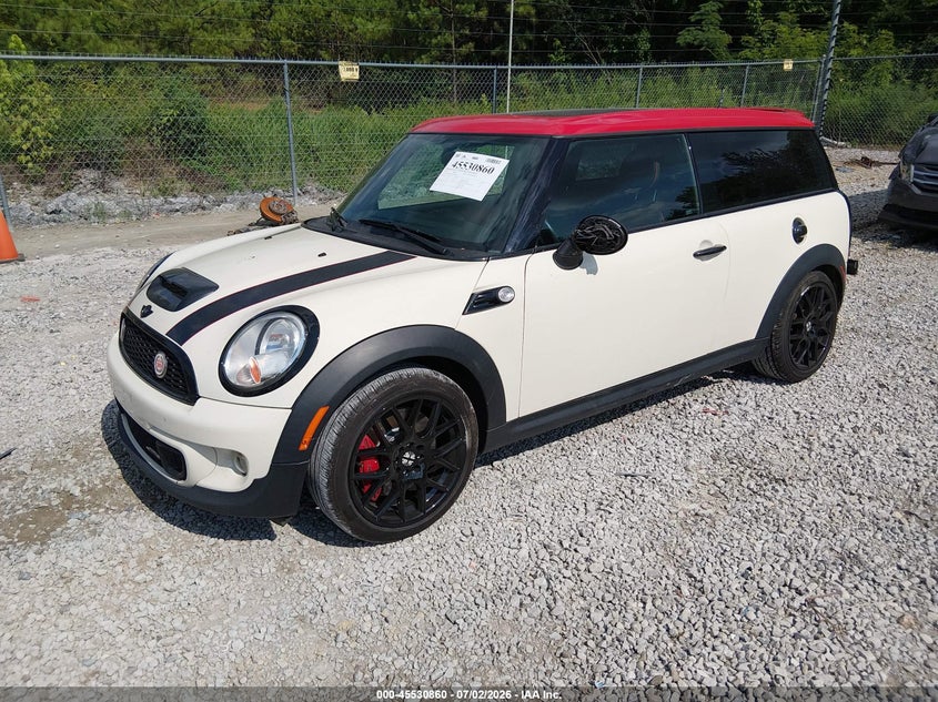 Vin: wmwzg9c52ctz80149, lot: 46029104, mini john cooper works clubman 20122