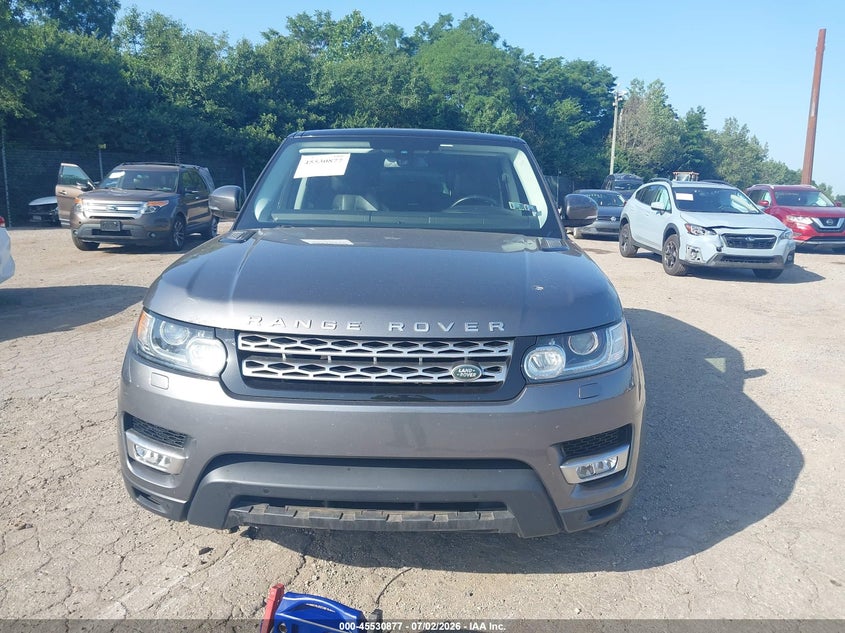 2015 Land Rover Range Rover Sport 3.0L V6 Supercharged Hse VIN: SALWR2VF5FA621156 Lot: 45530877