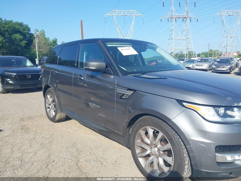 2015 Land Rover Range Rover Sport 3.0L V6 Supercharged Hse VIN: SALWR2VF5FA621156 Lot: 45530877
