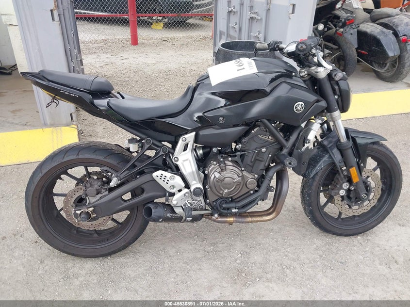 2016 Yamaha Fz07 VIN: JYARM06E2GA010933 Lot: 45530891