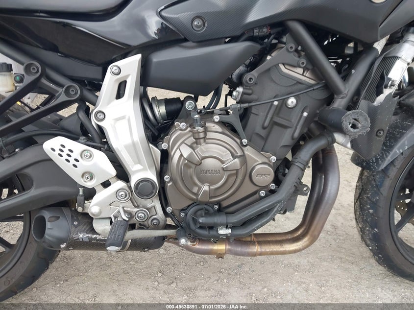 2016 Yamaha Fz07 VIN: JYARM06E2GA010933 Lot: 45530891