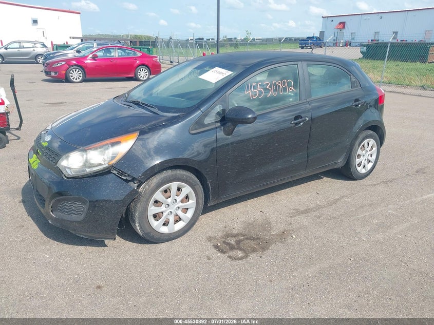 KIA RIO 2013 VIN KNADM5A36D6099869