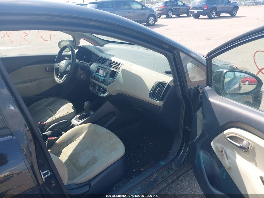 KIA RIO 2013 VIN KNADM5A36D6099869