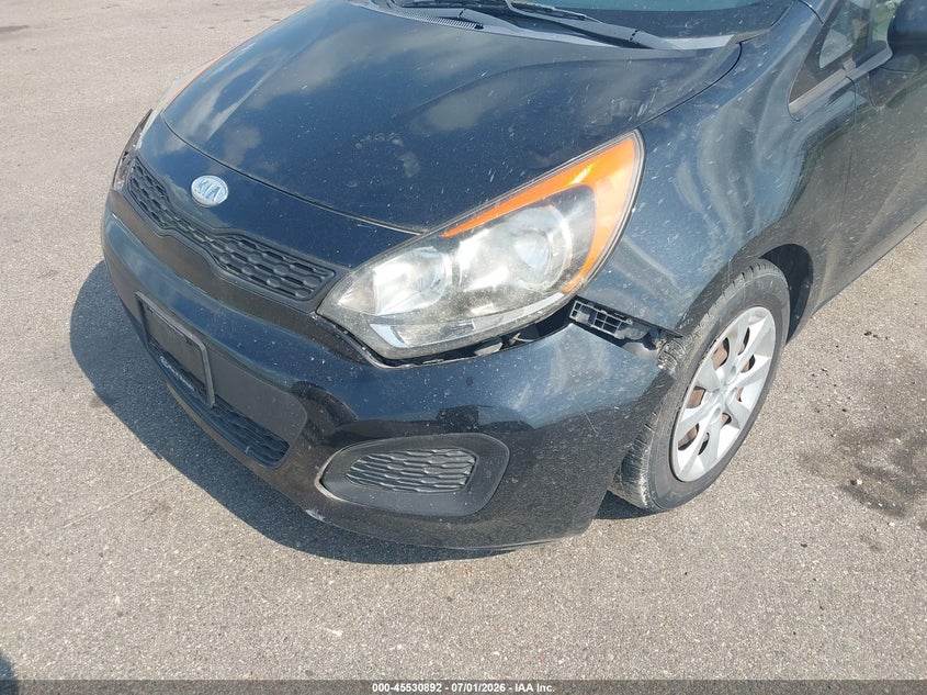 2013 Kia Rio Lx VIN: KNADM5A36D6099869 Lot: 45530892