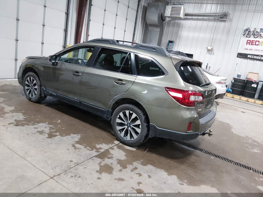 Vin: 4s4bsakc9h3242291, lot: 46029151, subaru outback 2.5i limited 20173