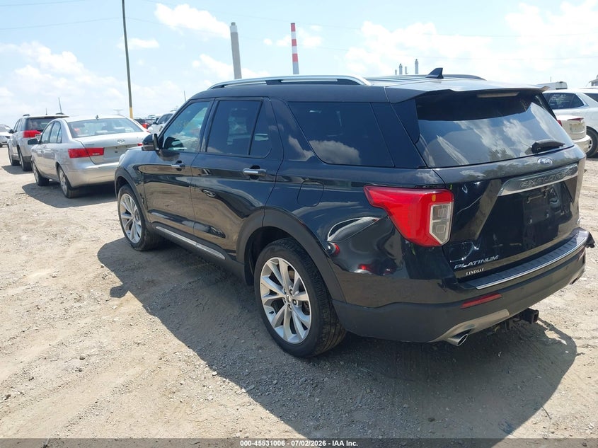Vin: 1fm5k8hw3pna00672, lot: 46029250, ford explorer platinum 20233