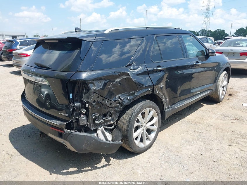 Vin: 1fm5k8hw3pna00672, lot: 46029250, ford explorer platinum 20234