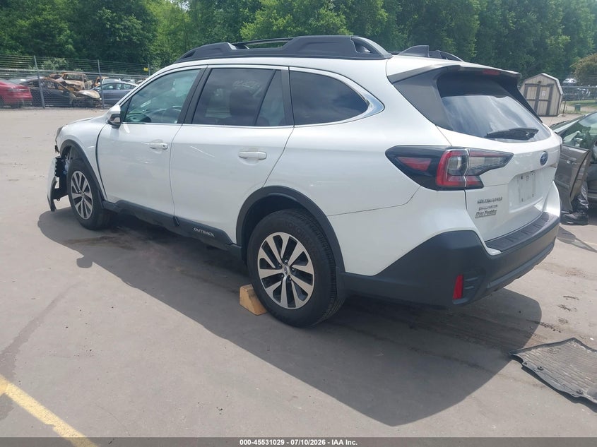 Vin: 4s4btacc8m3142785, lot: 46029273, subaru outback premium 20213
