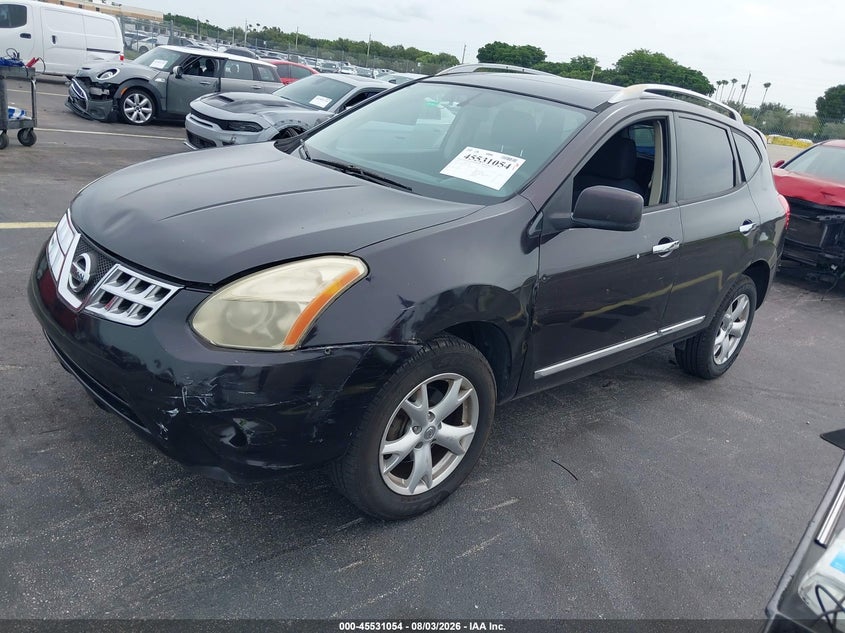 Vin: jn8as5mt1bw174986, lot: 46029299, nissan rogue sv 20112
