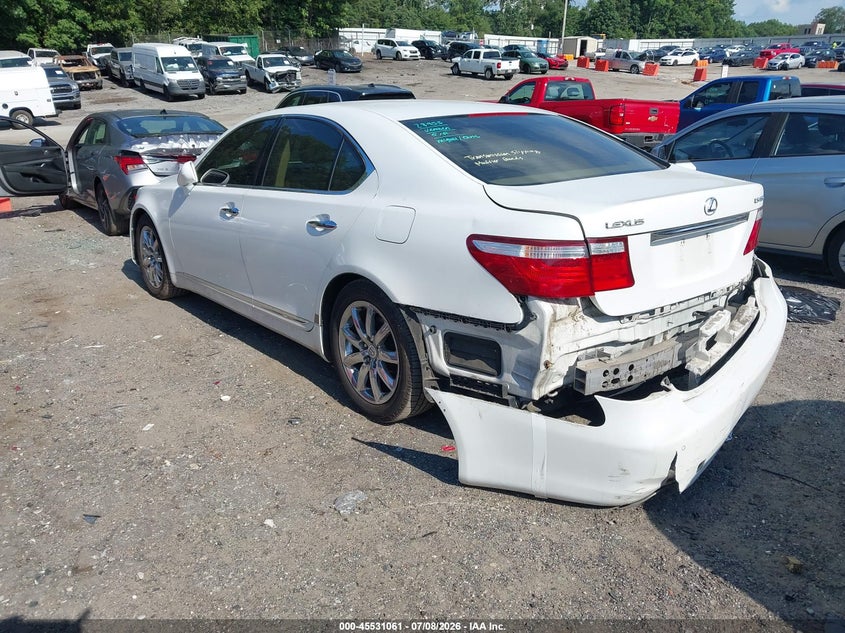 2007 LEXUS LS SEDAN 4.6L V-8 DI, DOHC, VVT, 380HP