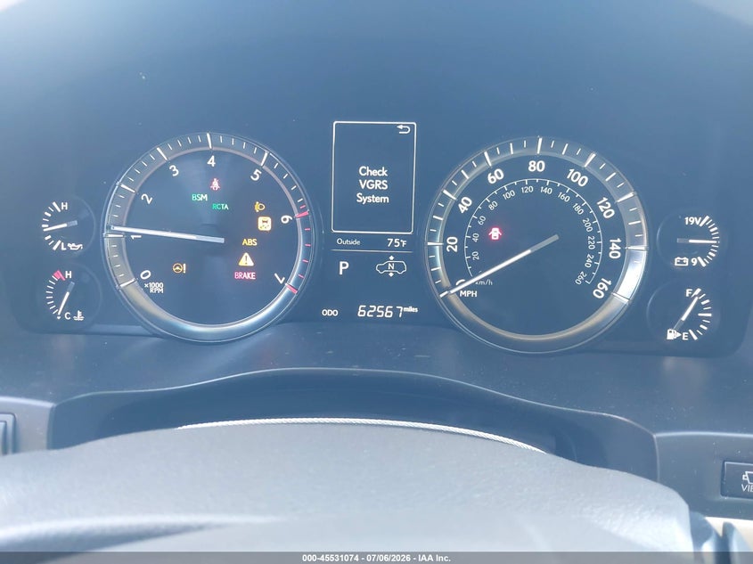 2019 Lexus Lx 570 Two-Row VIN: JTJHY7AXXK4294483 Lot: 45531074