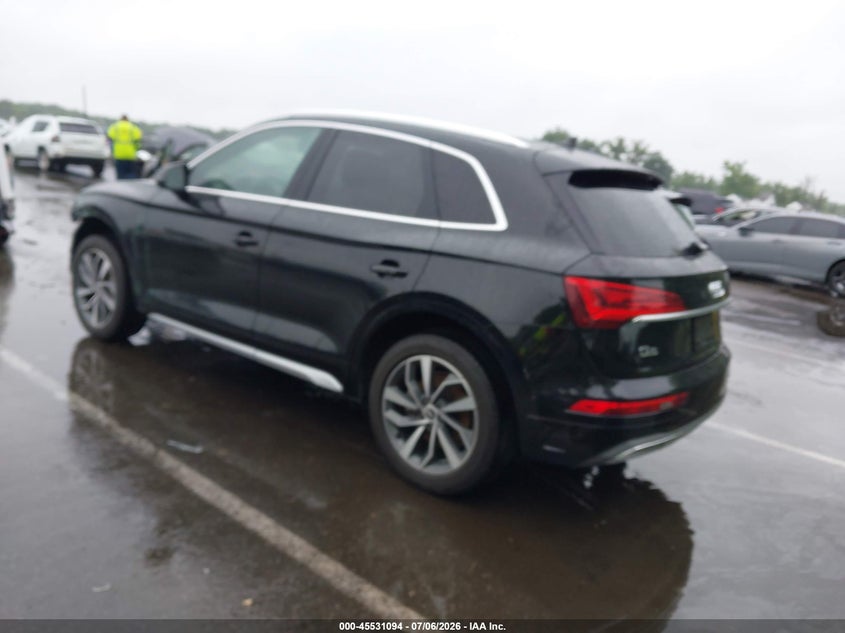 Vin: wa1aaafy1m2091708, lot: 46029338, audi q5 premium 45 tfsi quattro s tronic 20213