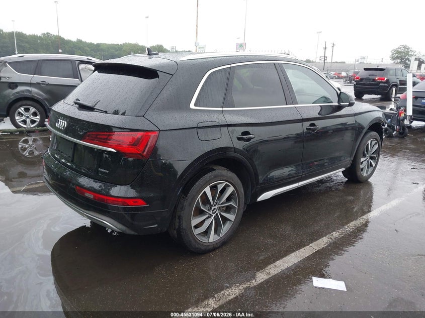 Vin: wa1aaafy1m2091708, lot: 46029338, audi q5 premium 45 tfsi quattro s tronic 20214