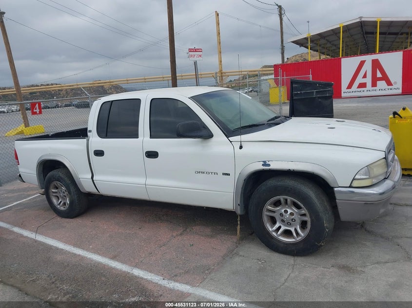 2001 Dodge Dakota Slt/Sport VIN: 1B7HL2AN51S240750 Lot: 45531123