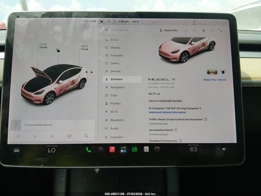 2021 TESLA MODEL Y auction photo 7