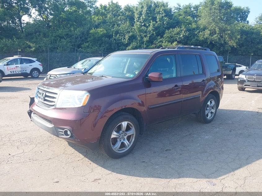 2012 HONDA PILOT auction photo 2