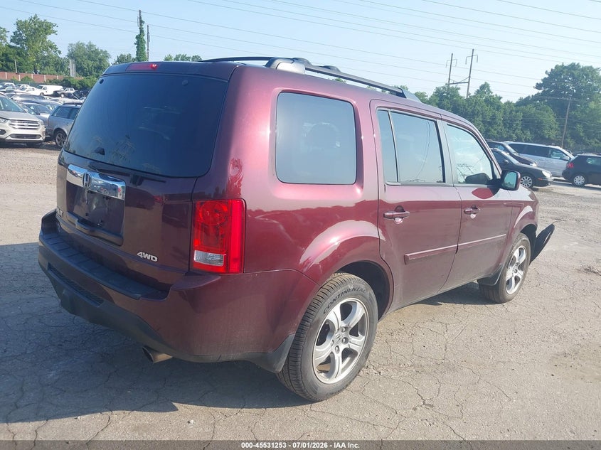2012 HONDA PILOT auction photo 4