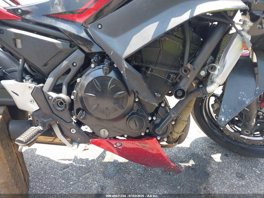 2022 Kawasaki Ex650 N VIN: ML5EXEN15NDA75256 Lot: 45531254